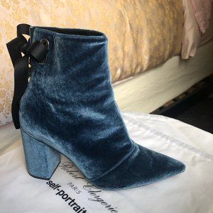 Robert Clergerie Velvet Boots (worn twice)